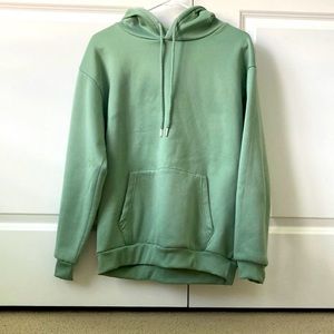 Shein women’s green hoodie. Size medium.
